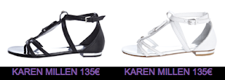 KarenMillen sandalias-planas